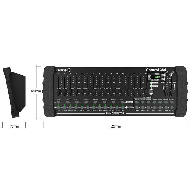 Audibax Control 384 - Controlador DMX512 de 384 Canales - Tempo Shop