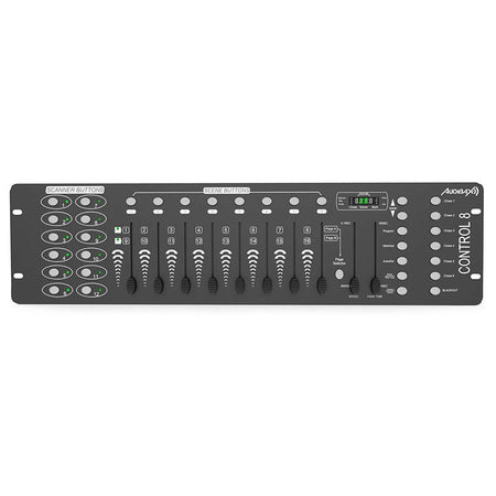 Audibax Control 8 - Controlador Mesa DMX - Tempo Shop