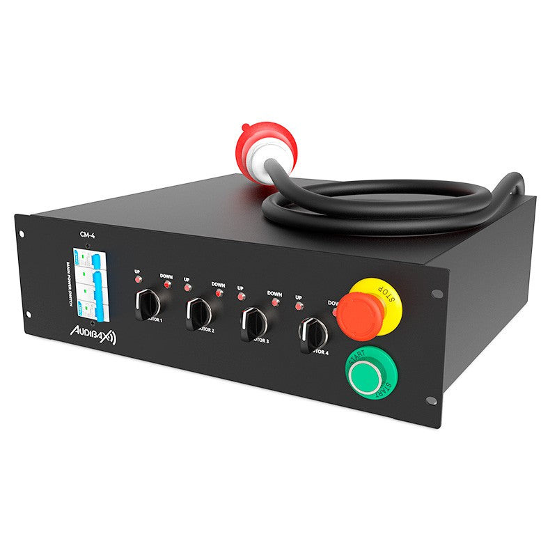 Audibax CM-4 - Controlador Profesional de 4 Canales para Motores de Cadena