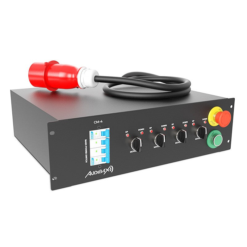 Audibax CM-4 - Controlador Profesional de 4 Canales para Motores de Cadena