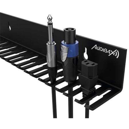 Audibax CWS 10 - Soporte de pared para cables 19 huecos 4 - 11mm - Tempo Shop