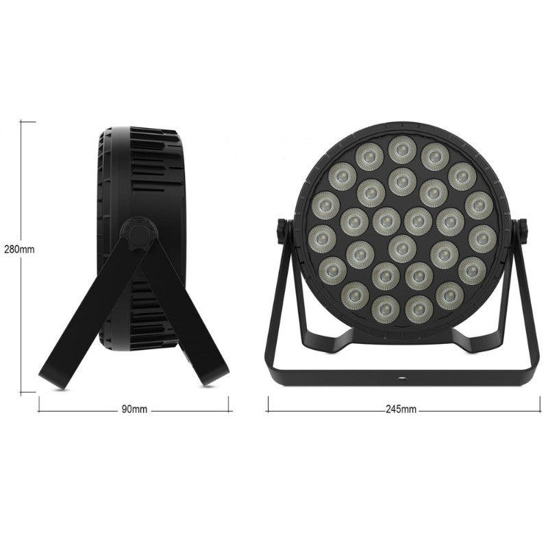 Audibax Dallas 162 - Foco Par LED 162W RGBW 4 en 1 - Tempo Shop