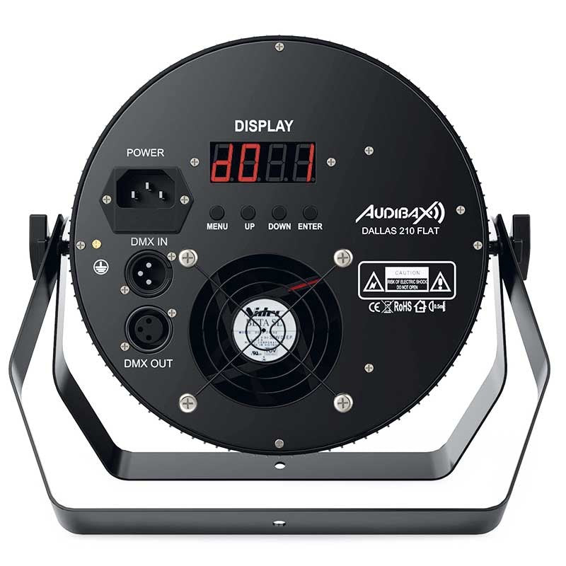 Audibax Dallas 210 Flat - Foco LED RGBW 4 in 1 Cree21 Led x 10W Total 210W - Tempo Shop