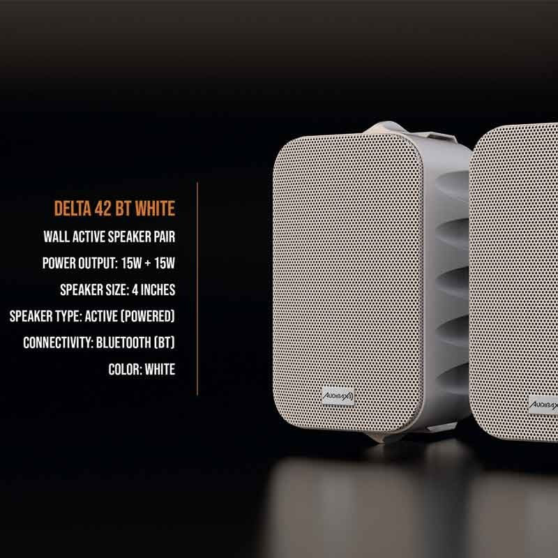 Audibax Delta 42 BT White - Pareja de Altavoces Bluetooth - Tempo Shop