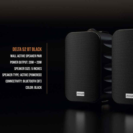 Audibax Delta 52 BT Black - Pareja Altavoces Activos Bluetooth - Tempo Shop