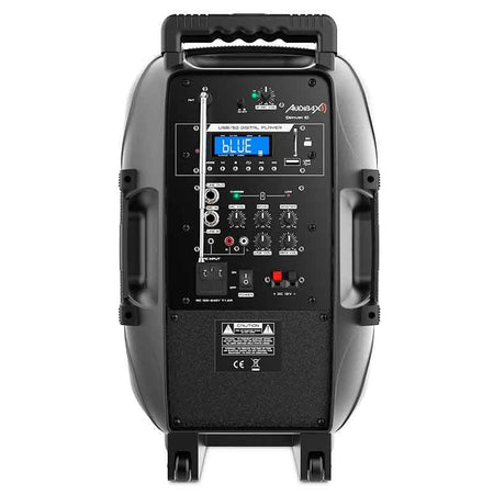 Audibax Denver 10 - Altavoz Activo PA 10 con Batería , Ruedas + 1 Micro Inalámbrico - Tempo Shop