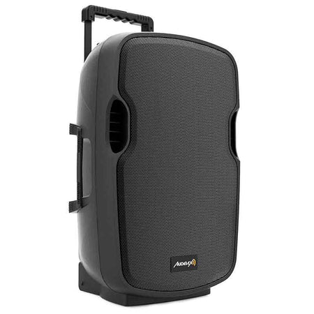 Audibax Denver 15 - Altavoz Activo PA 15 con Batería , Ruedas + 2 Micros Inalámbricos - Tempo Shop