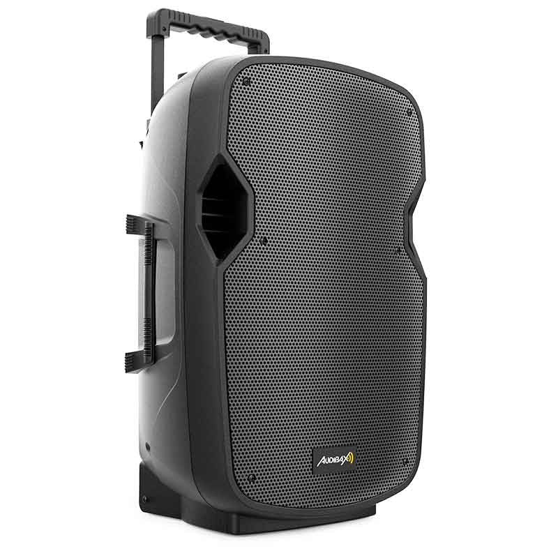 Audibax Denver 15 Plus - Altavoz Activo PA 15 con Batería y Ruedas