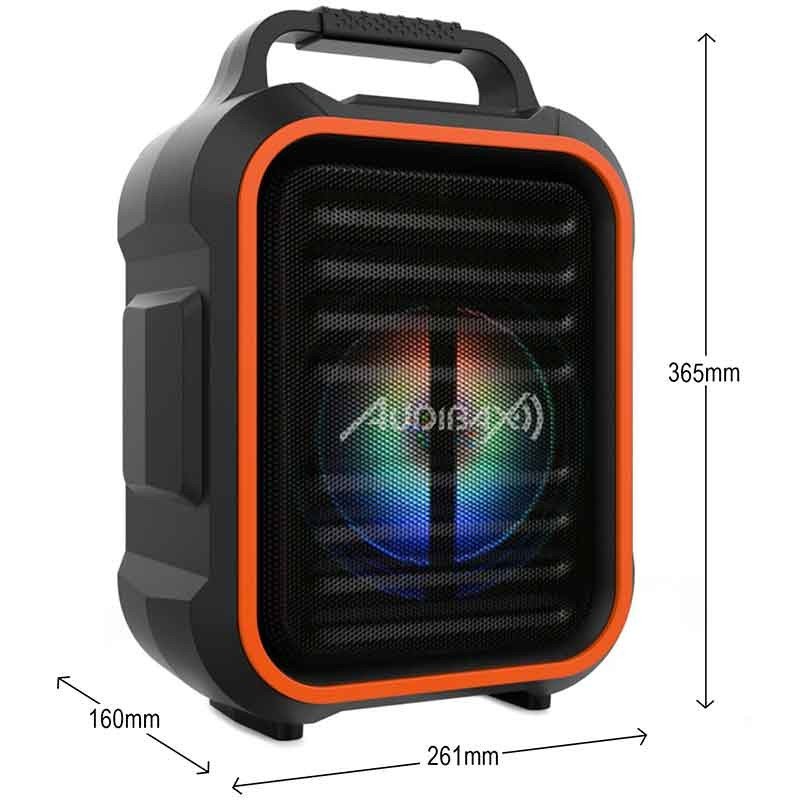 Audibax Denver Combo 6 Portable - Sistema Bluetooth con Batería Recargable y Micrófono - Tempo Shop