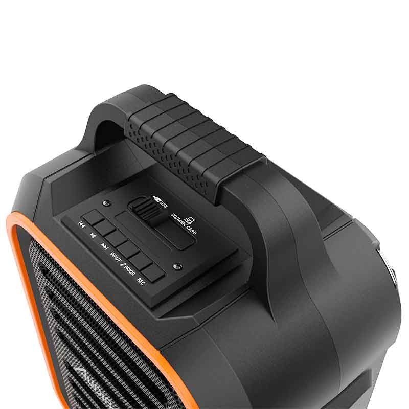 Audibax Denver Combo 6 Portable - Sistema Bluetooth con Batería Recargable y Micrófono - Tempo Shop