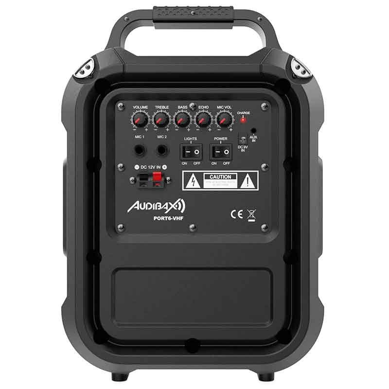 Audibax Denver Combo 6 Portable - Sistema Bluetooth con Batería Recargable y Micrófono - Tempo Shop