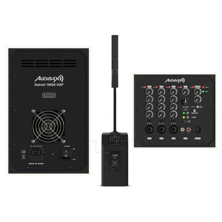 Audibax Detroit 1000X DSP - Altavoz Columna PA 1000W - Tempo Shop