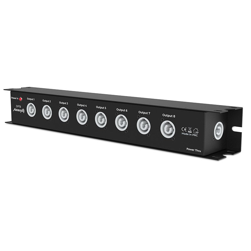 Audibax DPT8 - Distribuidor de Energía 16A con 8 Salidas PowerCON