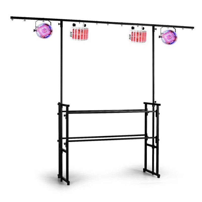 Audibax DS10 - DJ - Soporte Dj Profesional con Puente de Luces - Tempo Shop