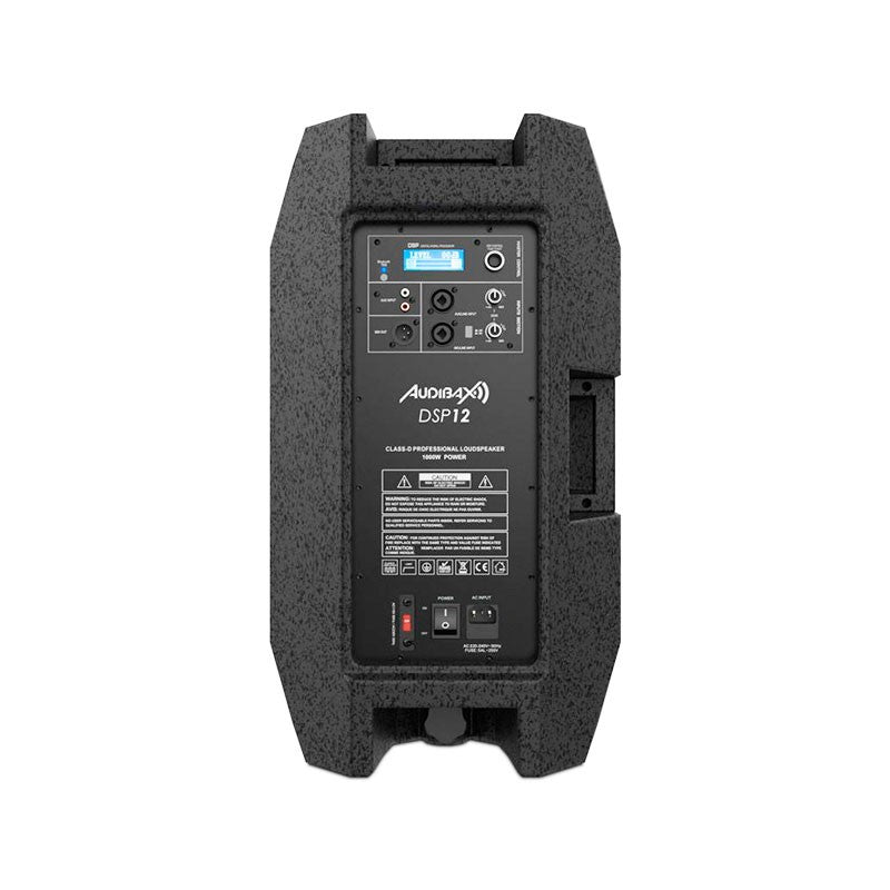 Audibax DSP12 - Altavoz activo de 2 vías de 12" con DSP 700W - Tempo Shop