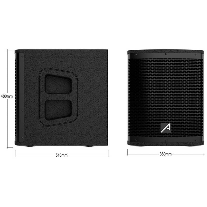 Audibax DSP12S - Subwoofer Activo 12" 400W - Tempo Shop