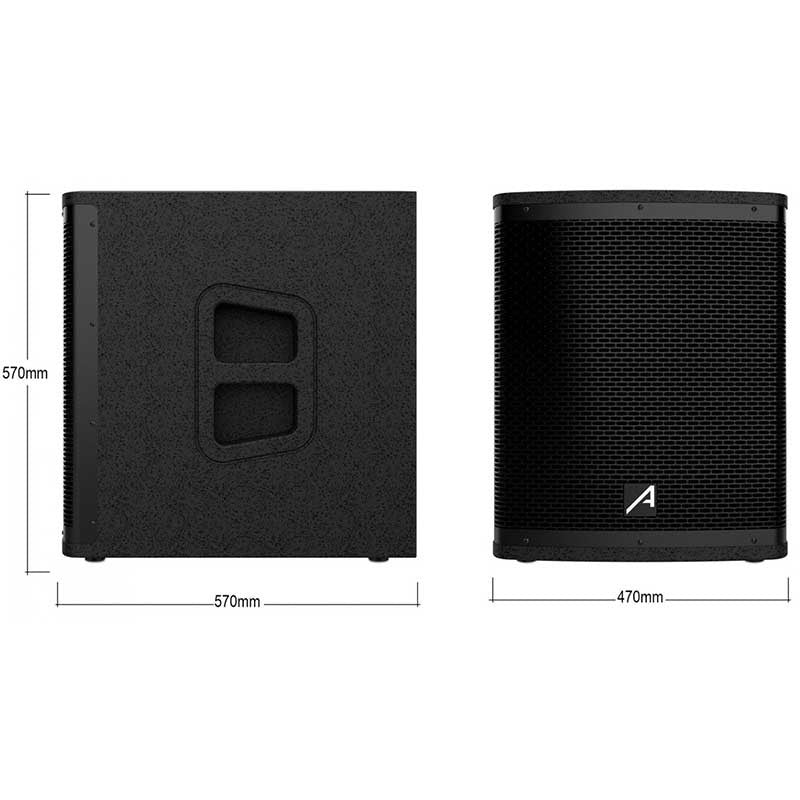 Audibax DSP15S - Subwoofer Activo 15" 500W - Tempo Shop