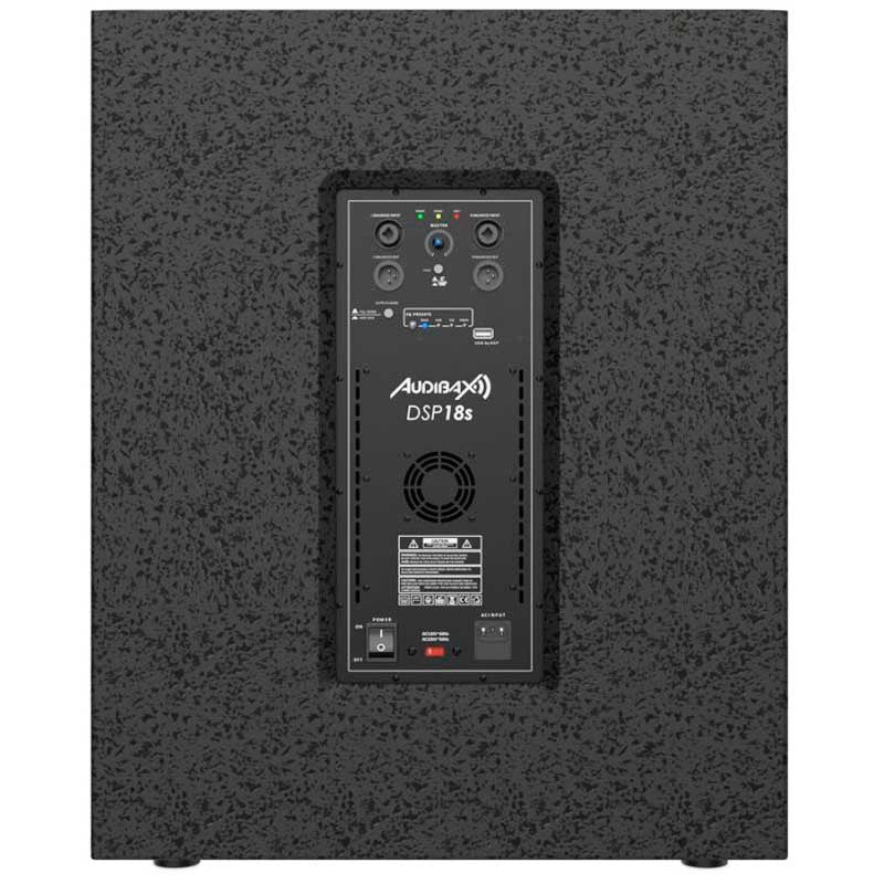 Audibax DSP18S - Subwoofer 18" Activo 600W con DSP - Tempo Shop