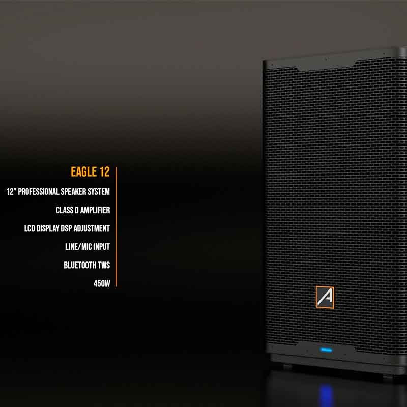 Audibax Eagle 12 - Altavoz Activo 12" 450W - Tempo Shop