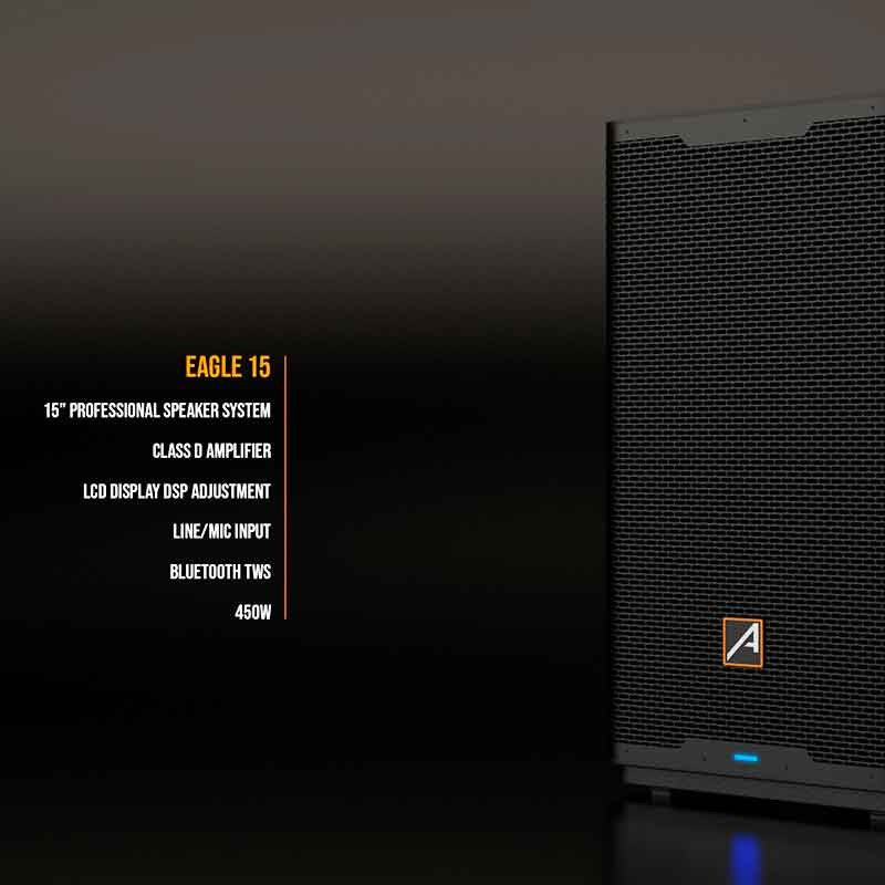 Audibax Eagle 15 - Altavoz Activo 15" 450W Bluetooth - Tempo Shop