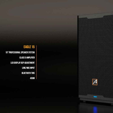 Audibax Eagle 15 - Altavoz Activo 15" 450W Bluetooth - Tempo Shop