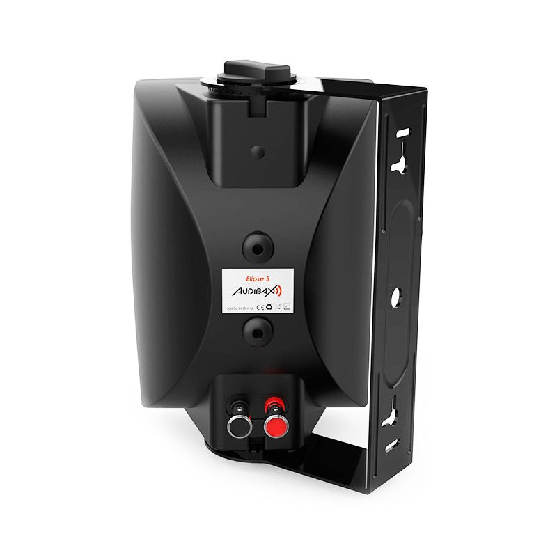 Audibax Elipse 5 - Pareja Altavoces Pared 5" 2 Vías 40W RMS Negro - Tempo Shop