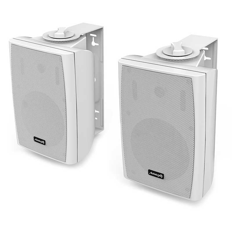 Audibax Elipse 6 - Pareja Altavoces Pared 6" 2 Vías 50W RMS Blanco - Tempo Shop