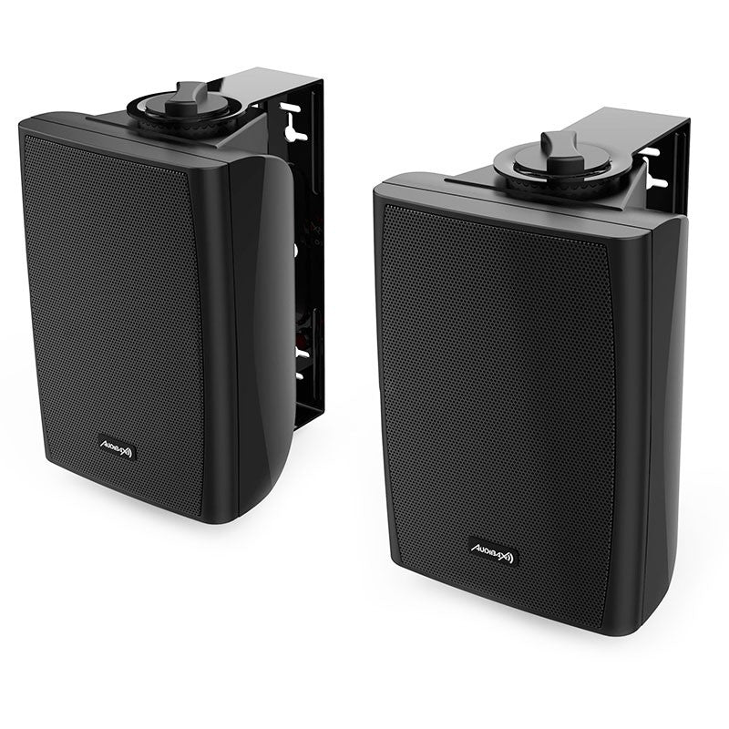 Audibax Elipse 6 - Pareja Altavoces Pared 6" 2 Vías 50W RMS Negro - Tempo Shop