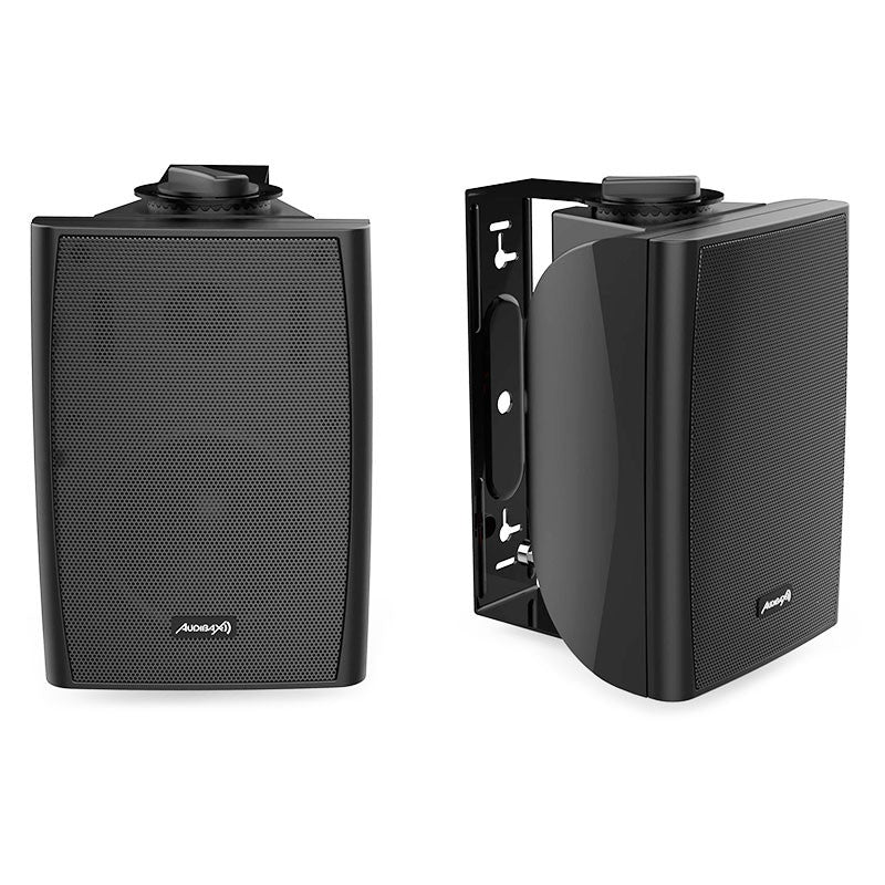 Audibax Elipse 6 - Pareja Altavoces Pared 6" 2 Vías 50W RMS Negro - Tempo Shop