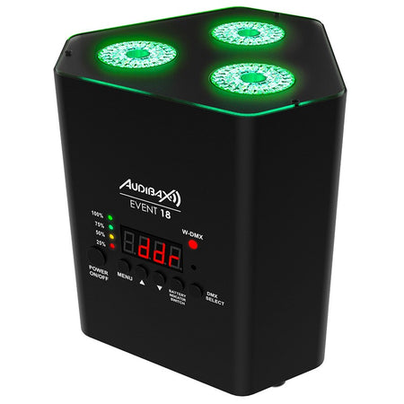 Audibax Event 18 - Foco LED a Batería RGBWA+UV 6 en 1