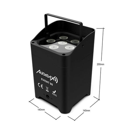 Audibax Event 90 - Foco Wash Arquitectural con Batería WiFi - Tempo Shop