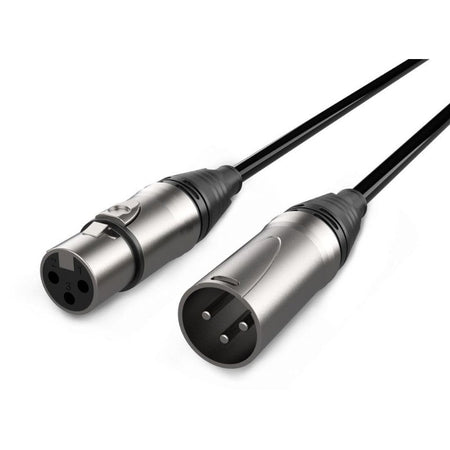 Audibax Evolution 10154398 - Cable XLR Macho - XLR Hembra 3m Negro - Tempo Shop