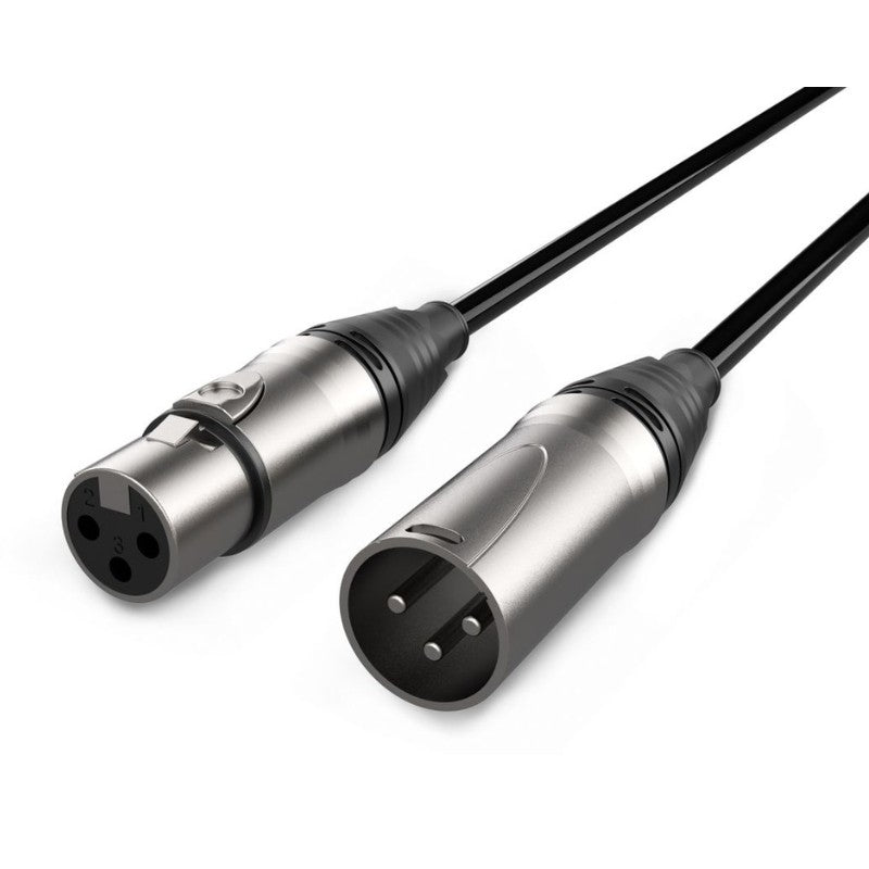 Audibax Evolution 10154400 - Cable XLR Macho - XLR Hembra 10m Negro - Tempo Shop