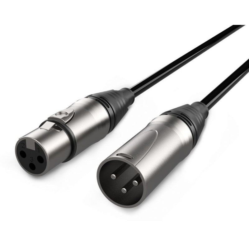 Audibax Evolution 10154401 - Cable XLR Macho - XLR Hembra 15m Negro - Tempo Shop