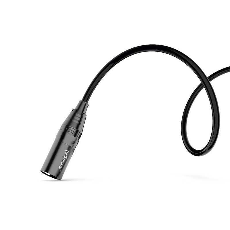 Audibax Evolution 10154422 - Cable XLR Macho a Jack Balanceado 10m Negro - Tempo Shop