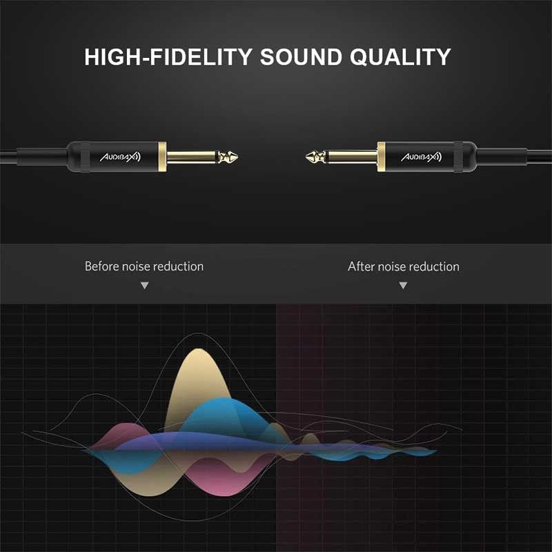 Audibax Evolution 10154438 - Jack Mono a Jack Mono 3m Negro - Tempo Shop