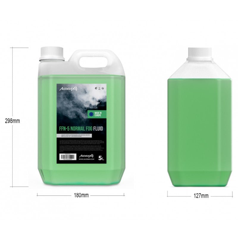 Audibax FFN - 5 Fog Fluid - Liquido De Humo Densidad Normal 5L - Tempo Shop
