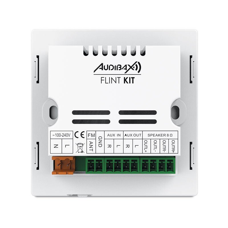 Audibax Flint Kit - Altavoces Techo + Amplificador Estéreo Pared - Tempo Shop