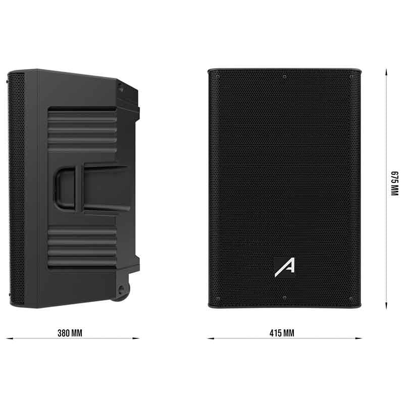 Audibax Freeport 215P - Set 2 Altavoces Pasivo 15" 600W + 600W - Tempo Shop