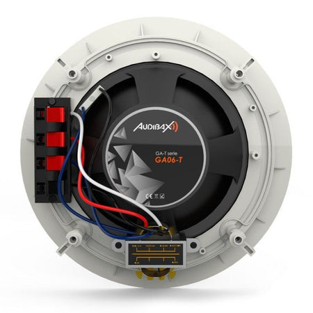 Audibax GA06 - T - Altavoz Techo Empotrable Blanco 6,5" 2 Vías Línea 100V - Tempo Shop