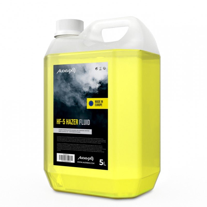 Audibax HF - 5 Hazer Fluid - Liquido Hazer 5L - Tempo Shop