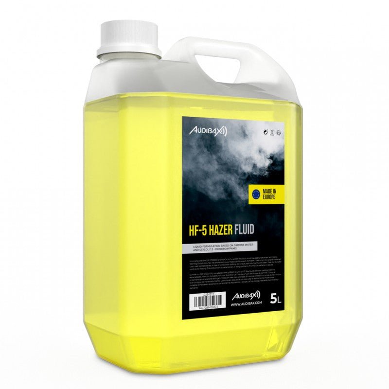 Audibax HF - 5 Hazer Fluid - Liquido Hazer 5L - Tempo Shop