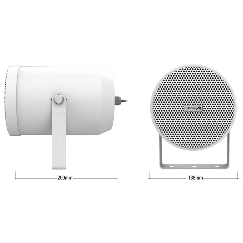 Audibax Horn 10T - Altavoz Proyector Unidireccional 10W 5" Línea de 100V - Tempo Shop