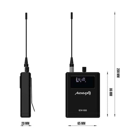 Audibax IEW 600 - Sistema In Ear Inalámbrico - Tempo Shop