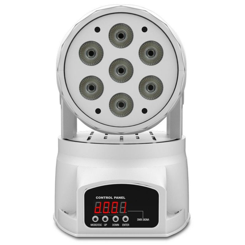 Audibax Iowa 70 White - Cabeza Móvil Disco Wash 70W LED 4 en 1 RGBW - Tempo Shop