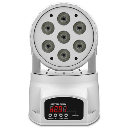 Audibax Iowa 70 White - Cabeza Móvil Disco Wash 70W LED 4 en 1 RGBW - Tempo Shop