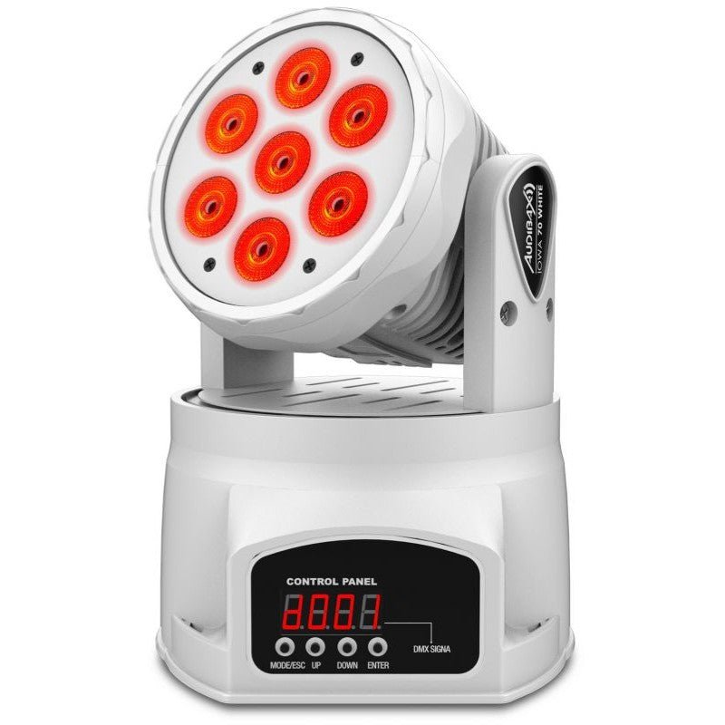 Audibax Iowa 70 White - Cabeza Móvil Disco Wash 70W LED 4 en 1 RGBW - Tempo Shop