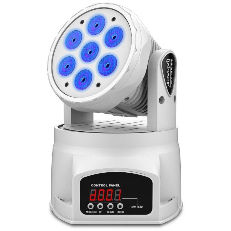 Audibax Iowa 70 White - Cabeza Móvil Disco Wash 70W LED 4 en 1 RGBW - Tempo Shop