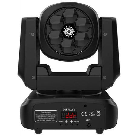 Audibax Iowa 90 Laser - Cabeza Móvil Wash 90WRGBW 4 en 1 + Láser Verde 500 mW - Tempo Shop