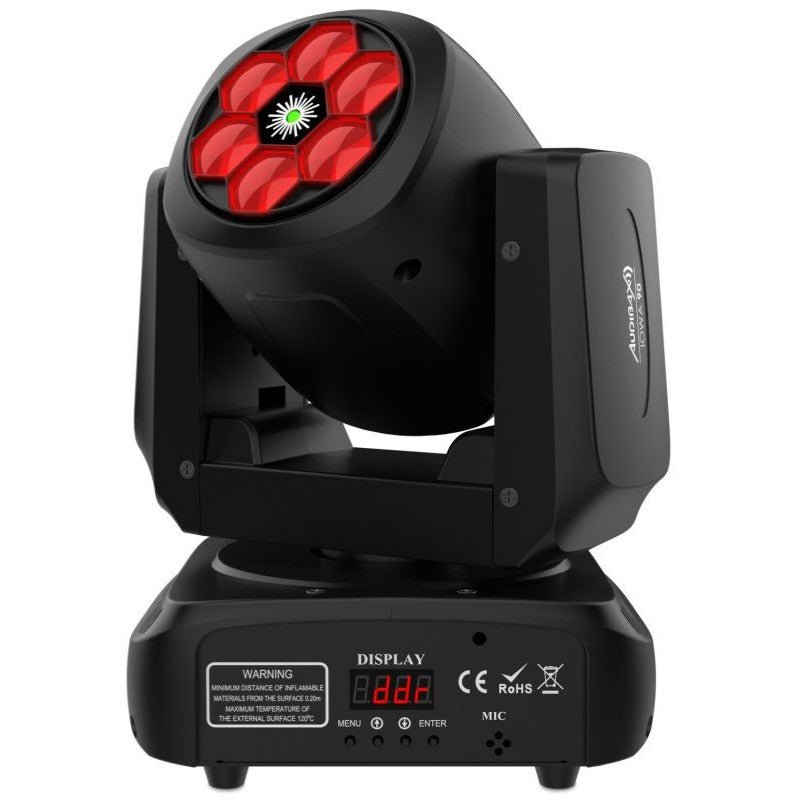 Audibax Iowa 90 Laser - Cabeza Móvil Wash 90WRGBW 4 en 1 + Láser Verde 500 mW - Tempo Shop